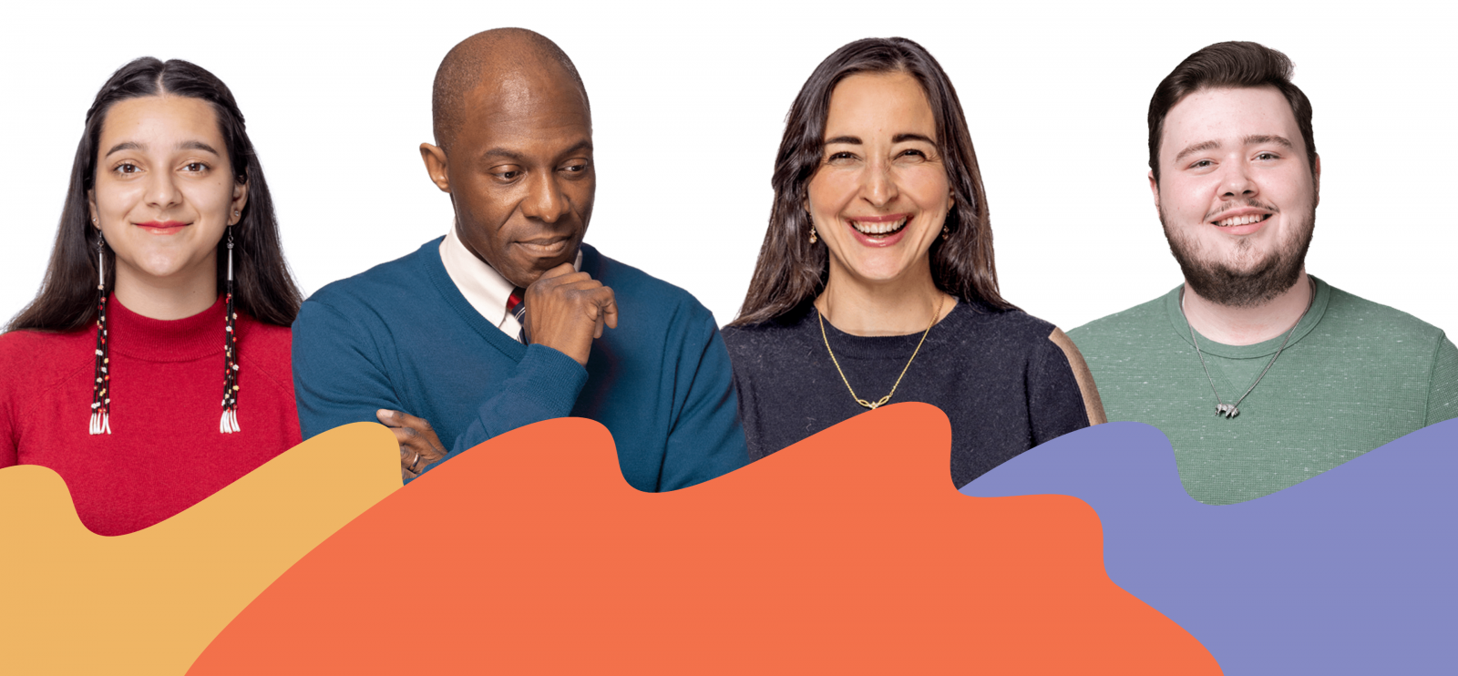 Image of four diverse people