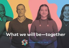 What we will be-together campaign image. Four people.